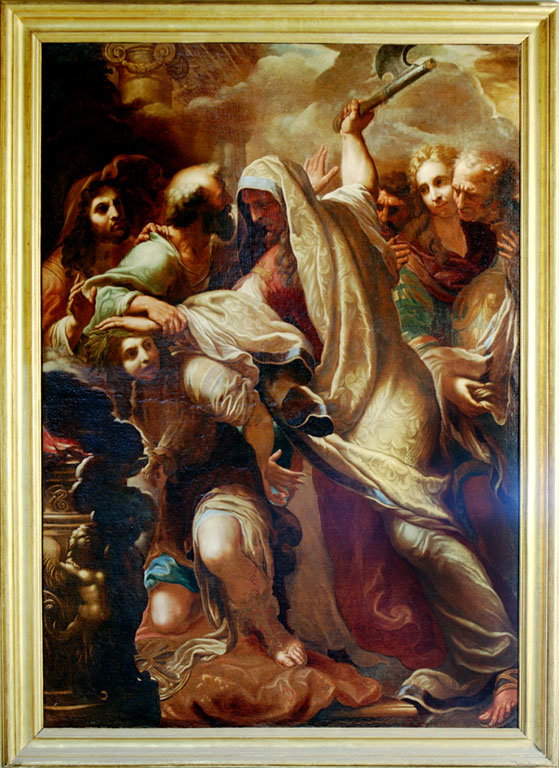 sacrificio di Mirtillo (dipinto) di Tornioli Niccol&ograve; (sec. XVII)